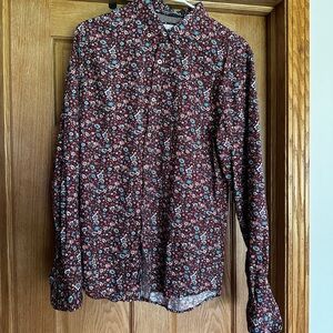 Denim & Flower Floral Dress Shirt